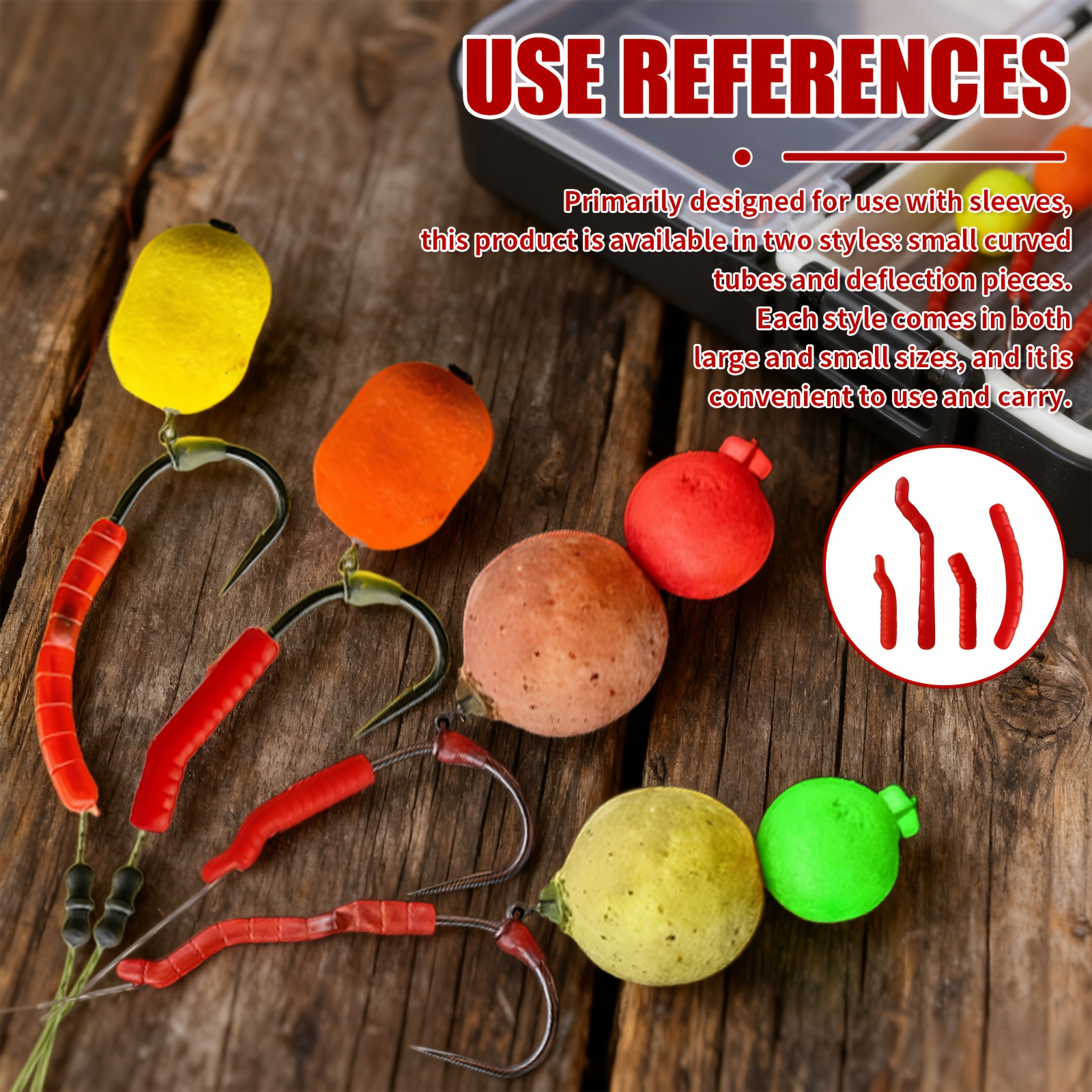Red Artificial Bloodworm Hook  – Aglaonema Red recenzja i cena