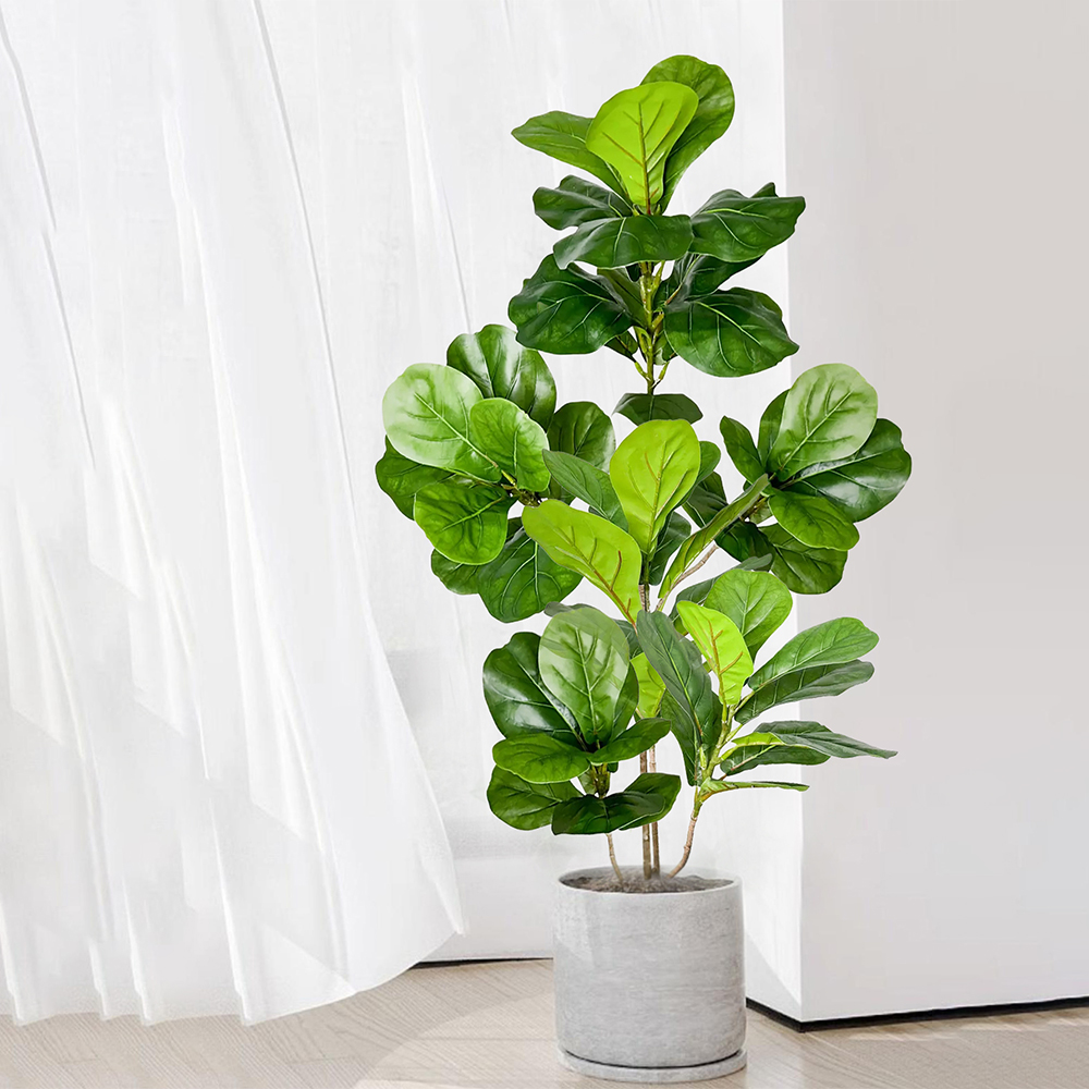 70-135cm Large Artificial Fidd – Ficus Lyrata Tree recenzja i cena