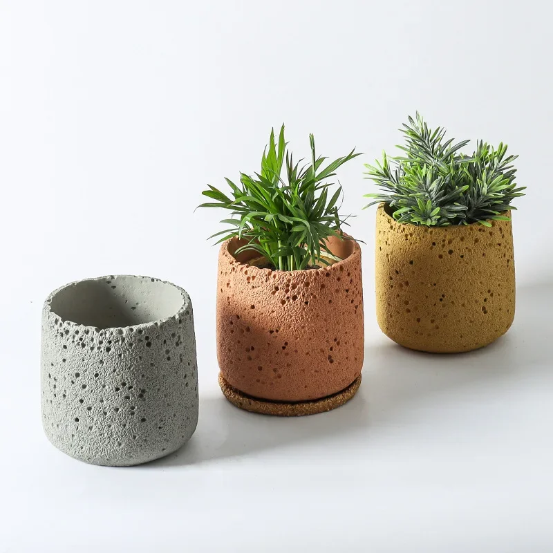 Nordic cement flowerpot simple – Echeveria Succulent recenzja i cena