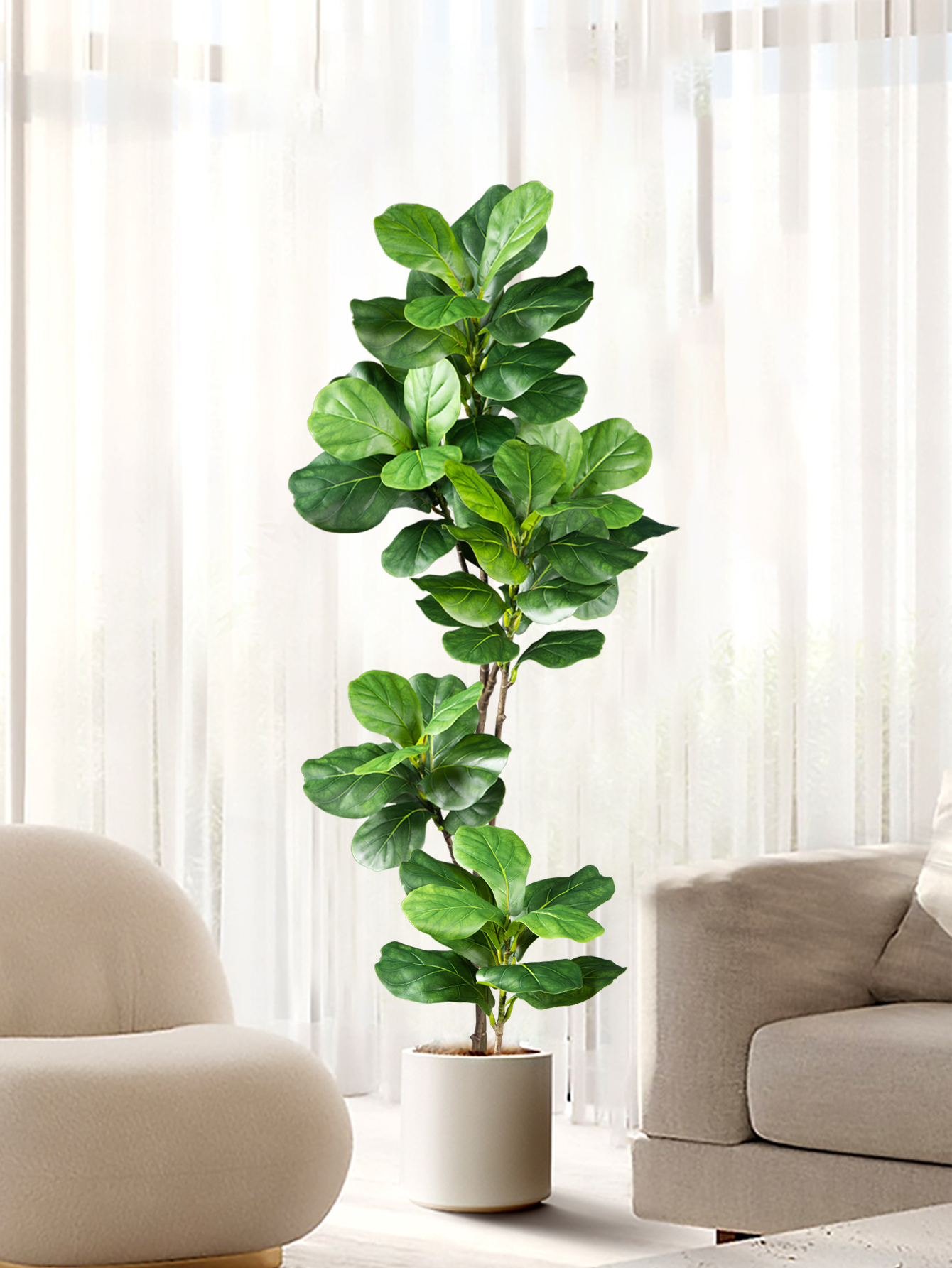 70-135cm Large Artificial Ficu – Dracaena Marginata recenzja i cena