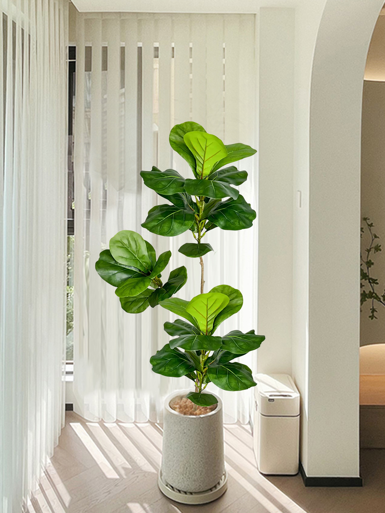 70-135cm Large Artificial Ficu – Dracaena Marginata recenzja i cena
