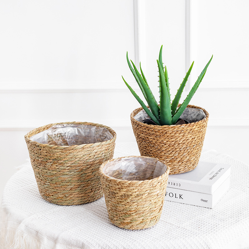 Natural Woven Flower Basket St – Aloe Vera Pot recenzja i cena