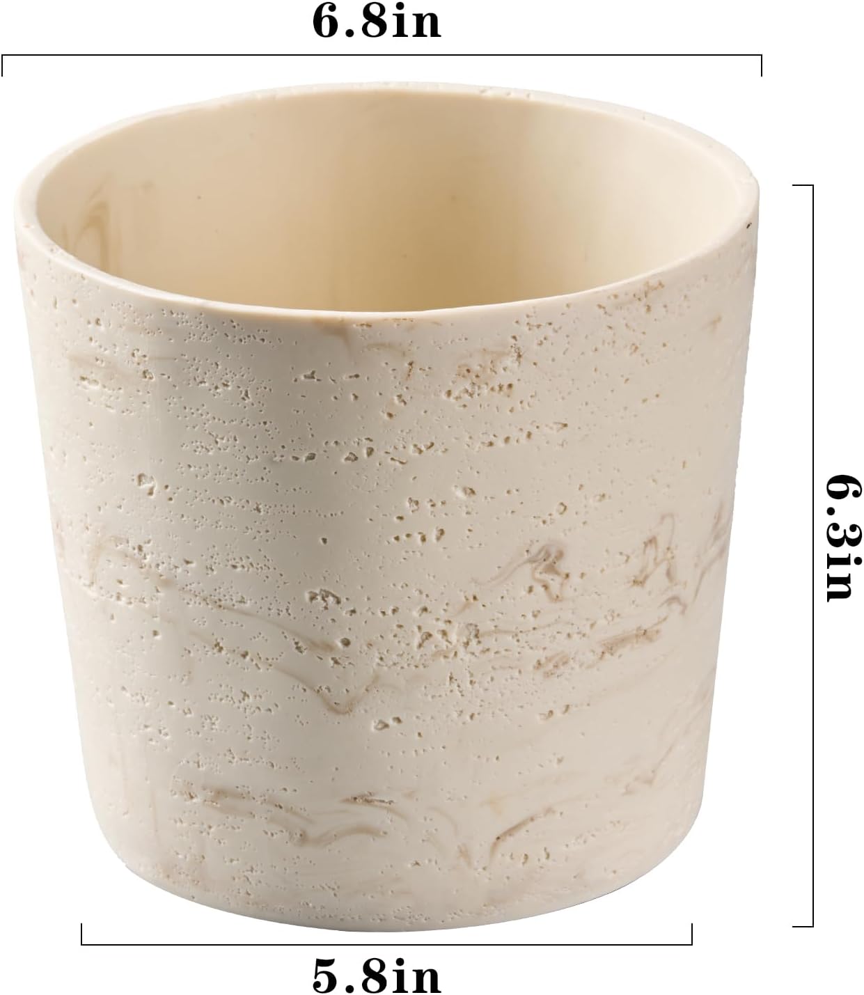 7 Inch Natural Travertine Text – Aloe Vera Pot recenzja i cena