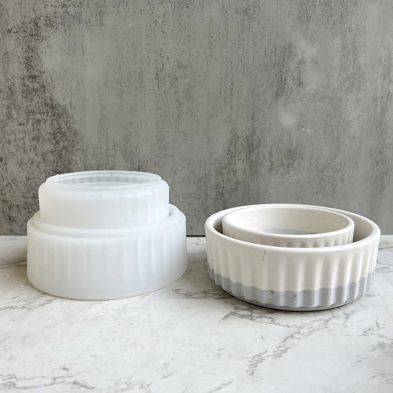 Stripe Flowerpot Silicone Mold – Echeveria Succulent recenzja i cena