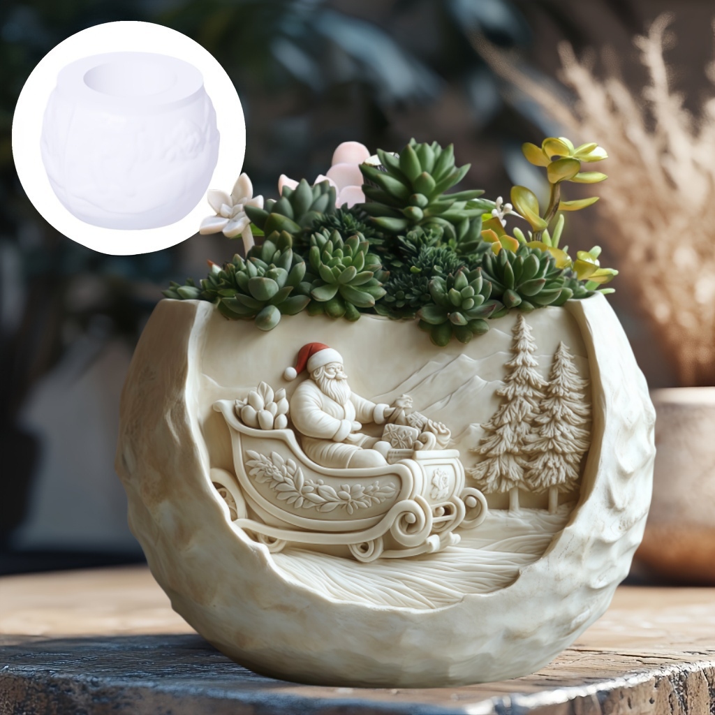 Cedar Sled Santa Claus Relief  – Echeveria Succulent recenzja i cena