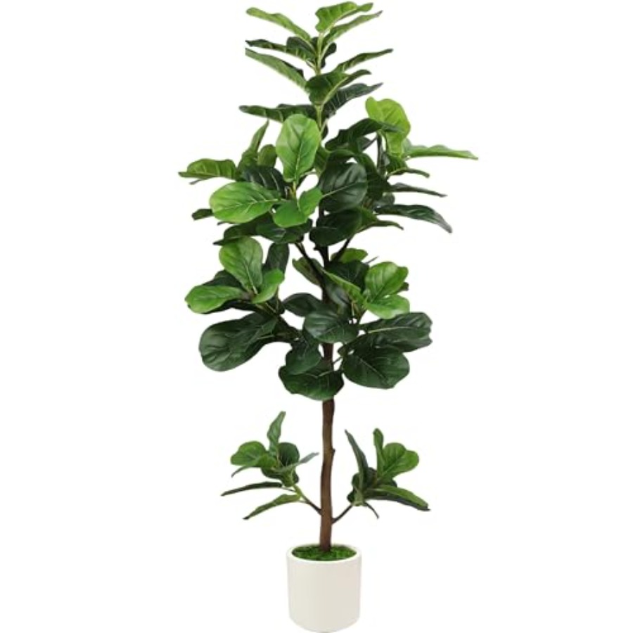 5Feet Artificial Fiddle Leaf F – Ficus Lyrata Tree recenzja i cena