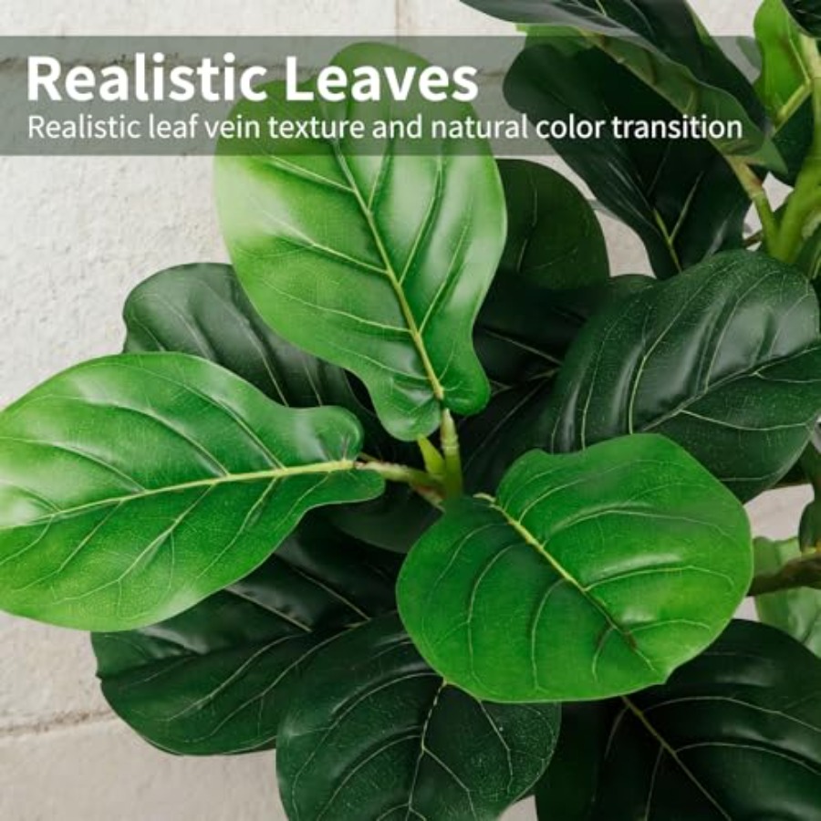5Feet Artificial Fiddle Leaf F – Ficus Lyrata Tree recenzja i cena