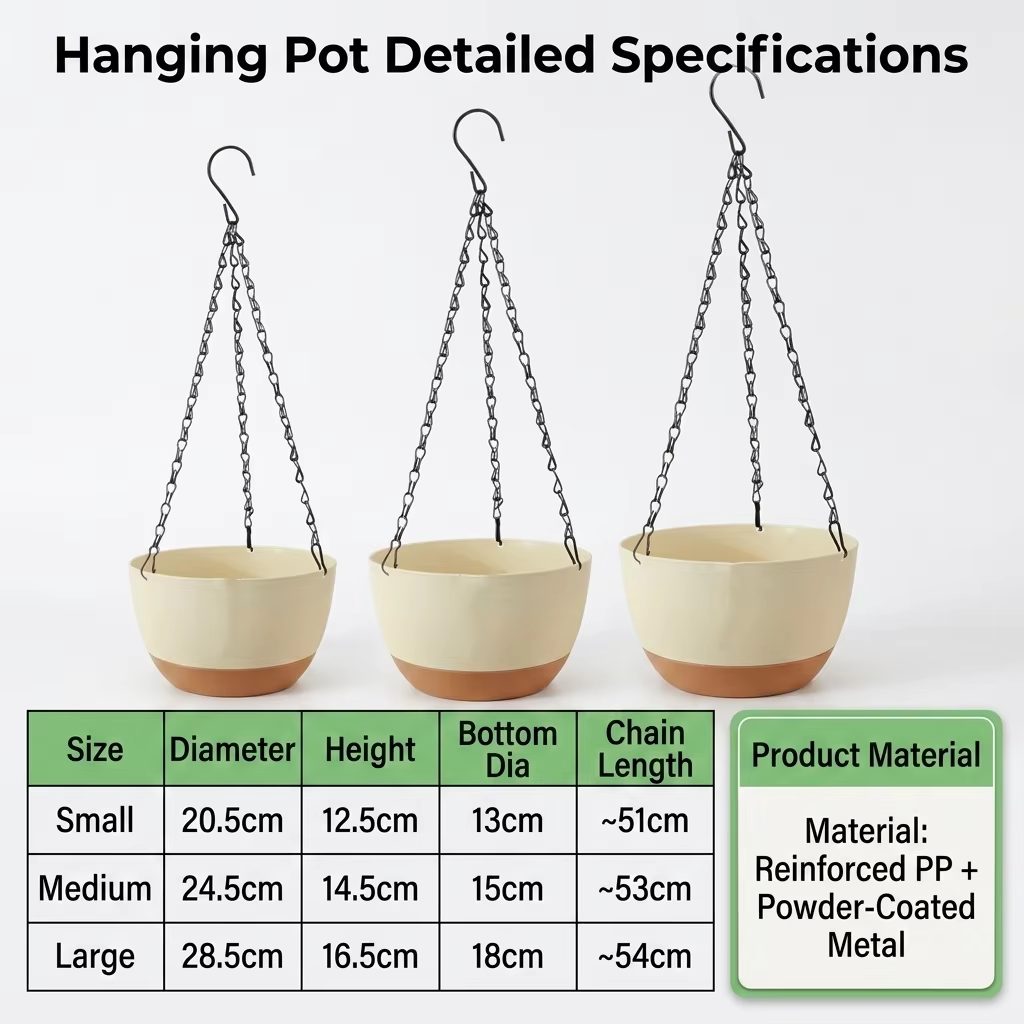 Modern Everyday Dual-Color Han – Spider Plant Hanging recenzja i cena