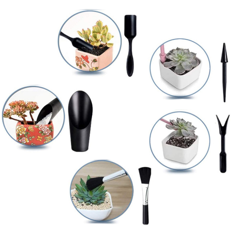 Mini Gardening Tool Set Label  – Echeveria Succulent recenzja i cena
